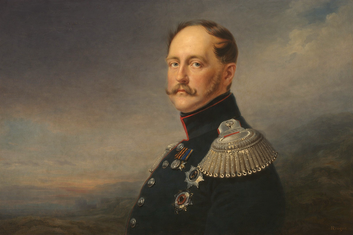 «Портрет Николая I», Франц Крюгер.