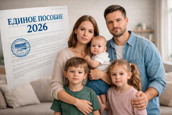 Единое пособие в 2026-м — как рассчитывается и кто получит. Обложка © ChatGPT