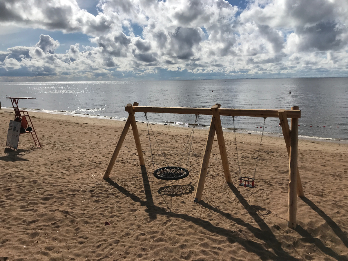 Один из городских пляжей Петербурга