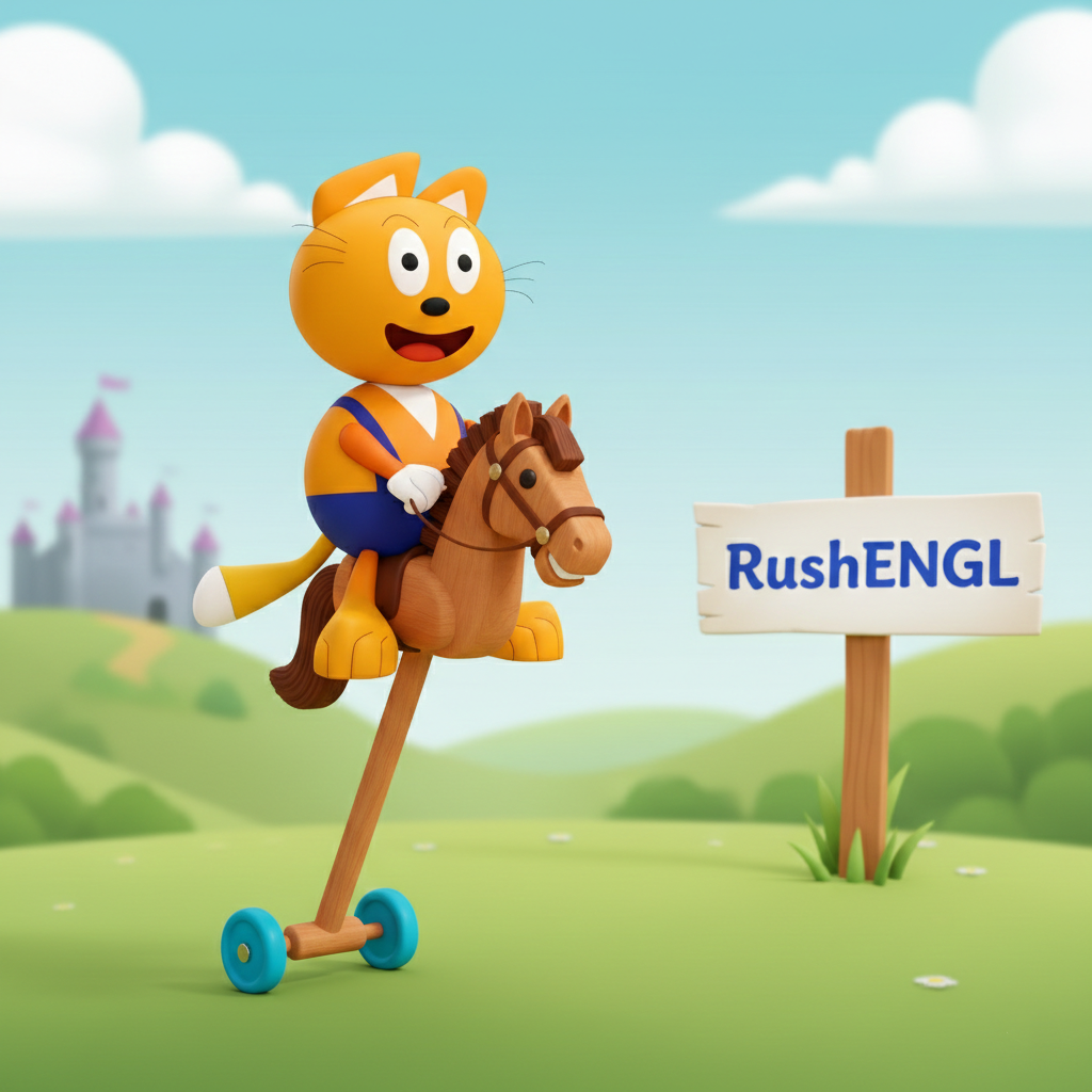 Кот Rush вместе с RushENGL сопровождает вас на пути к английскому