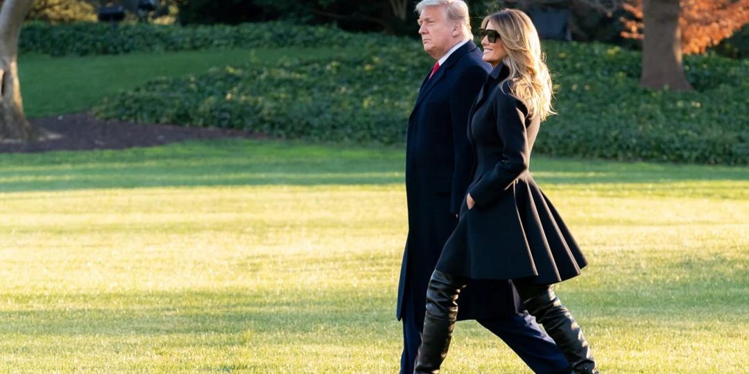 Супруга Трампа неожиданно повела себя перед военными США