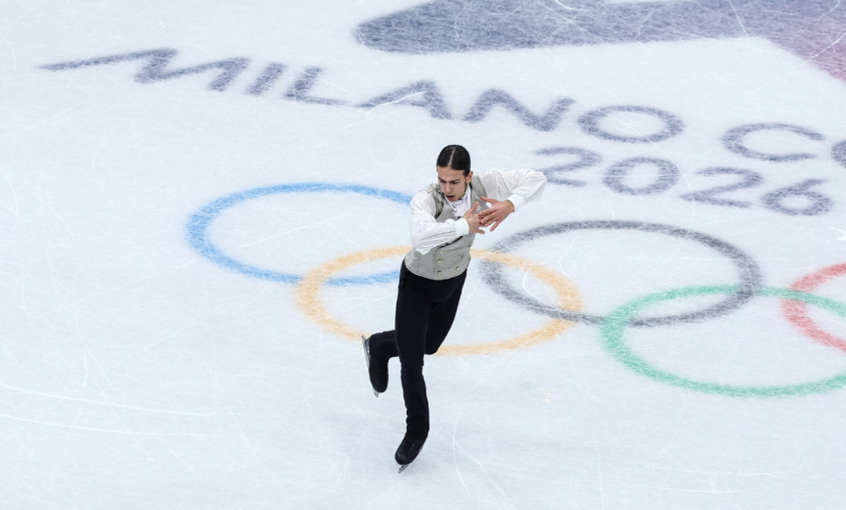    Петр Гуменник сделал все возможное в произвольной программе на Олимпиаде 2026. Фото: Global Look Press