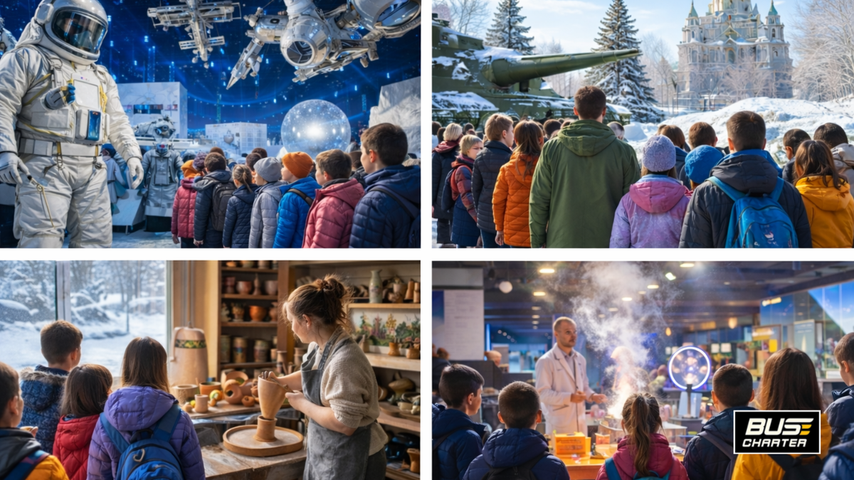 Организовать тур для школьников на каникулах