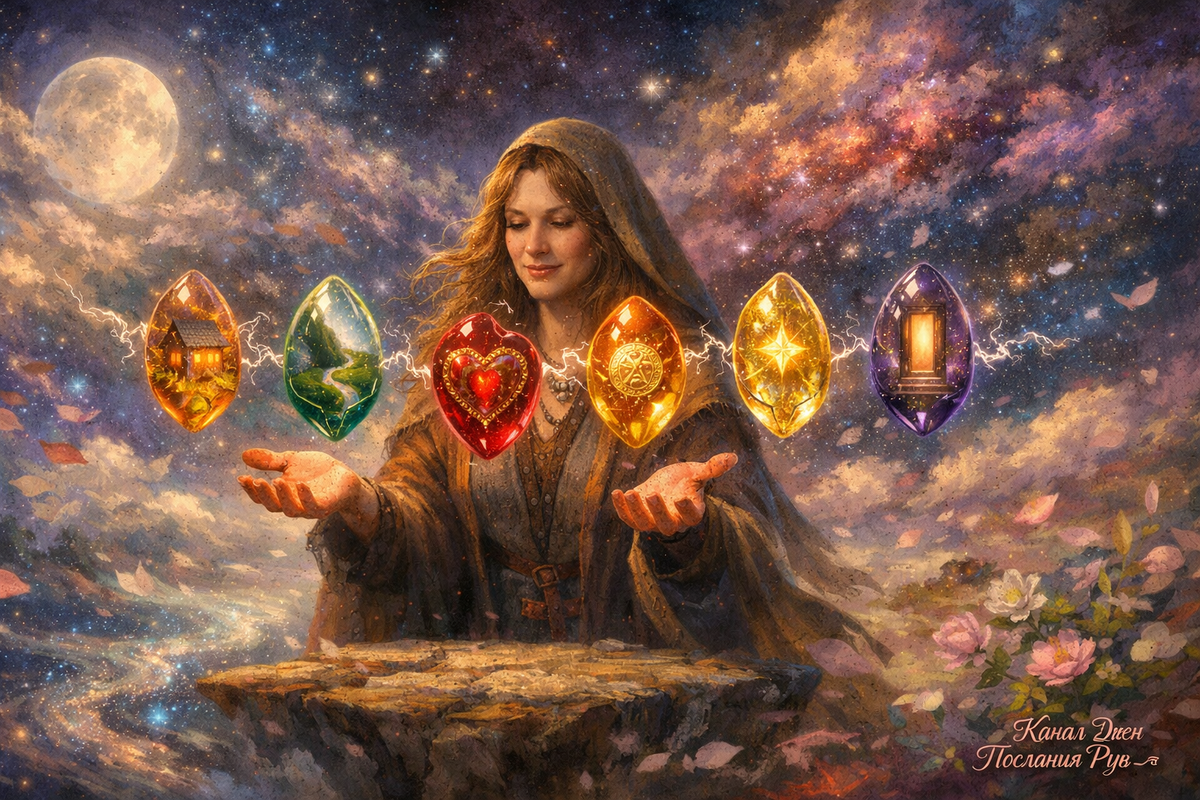 Гадание на рунах онлайн — расклад «5 желаний». Руны передают Вам подсказку “лично в руки”: что начнёт сбываться первым, где будет прорыв, и что важно не упустить на этой неделе.