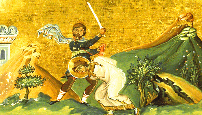    Мученическая кончина святого Трифона. Фото: www.pravoslavie.ru