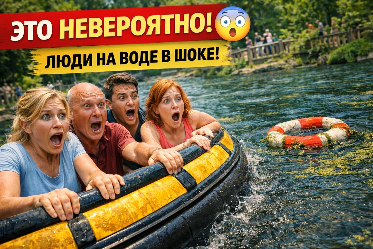 В воде заметили “тело”… 😨 Реакция пассажиров бесценна! Это оказался розыгрыш 😂