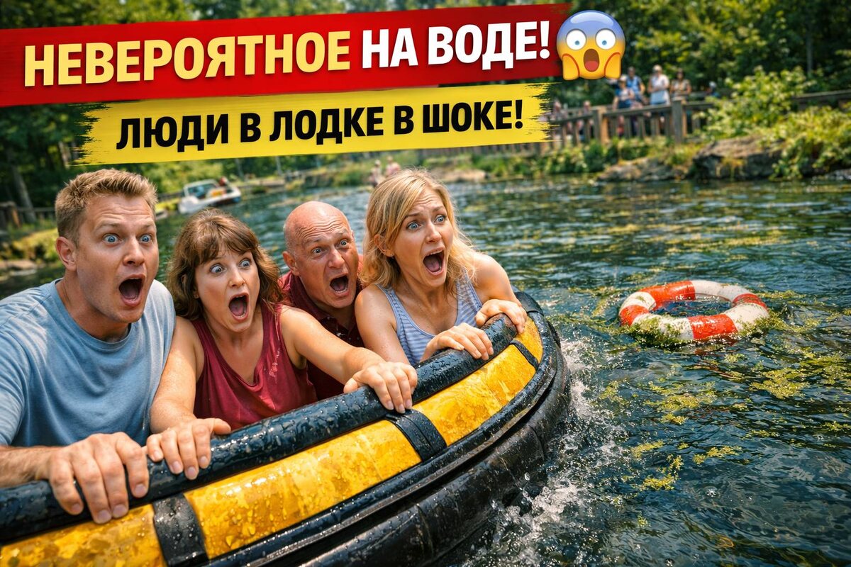 В воде заметили “тело”… 😨 Реакция пассажиров бесценна! Это оказался розыгрыш 😂