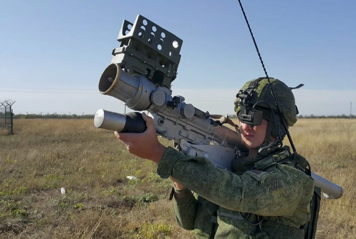 Прицеливание ПЗРК "Верба"