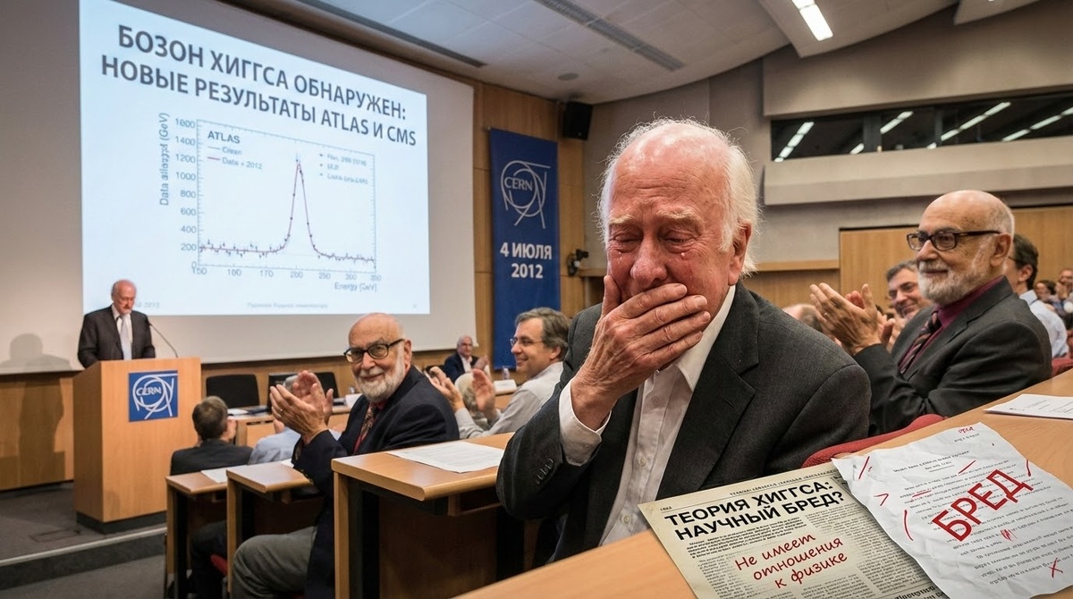 Питер Хигс знал признания своей ошибки 48 лет