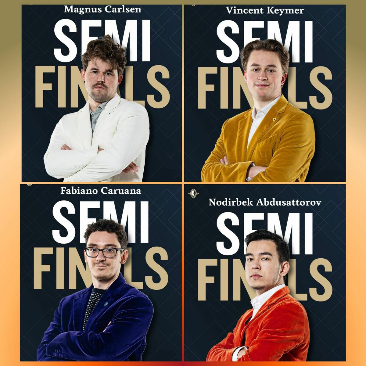 В Вайссенхаусе определилась четвёрка сильнейших на чемпионате мира по FIDE Freestyle Chess