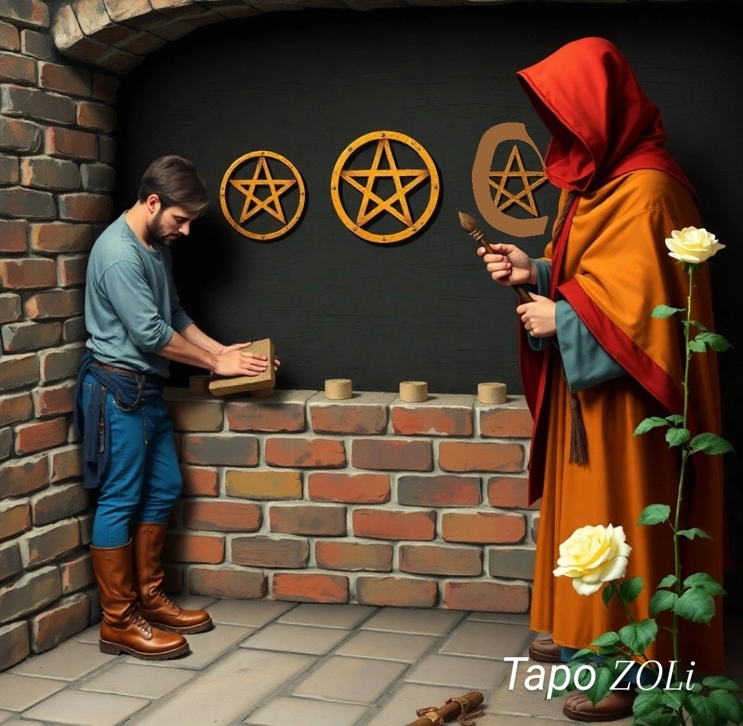 Тройка Пентаклей Таро ZOLi