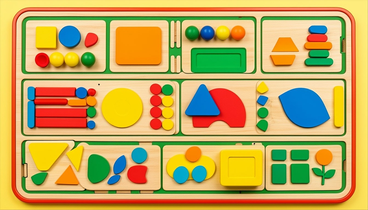 Сортировка предметов по цвету, и форме