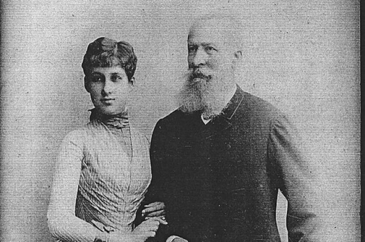    Адам Арцимович с дочерью Марией.