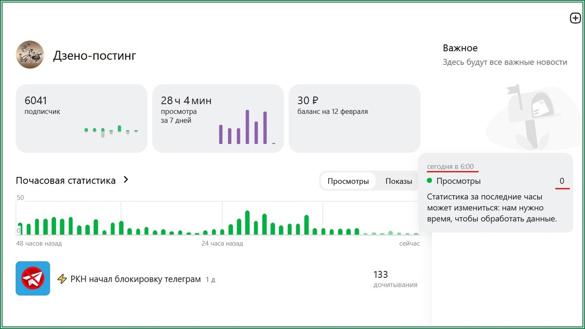  А тем временем просмотров стало ноль..)