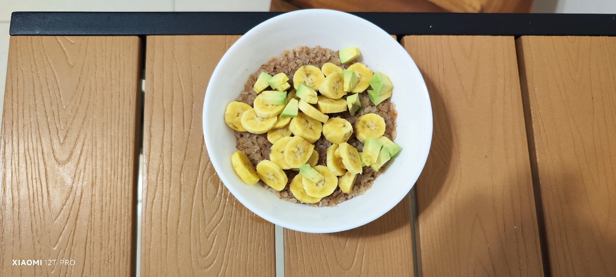 Каша на завтрак.