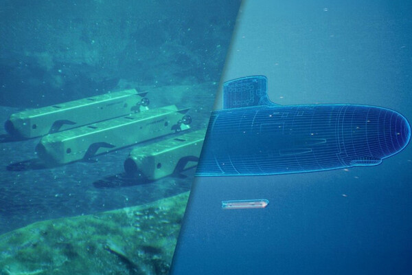    Lamprey лежат на морском дне в ожидании команды / намеревается присосаться к подводной лодке типа «Вирджиния» / nextgendefense.com