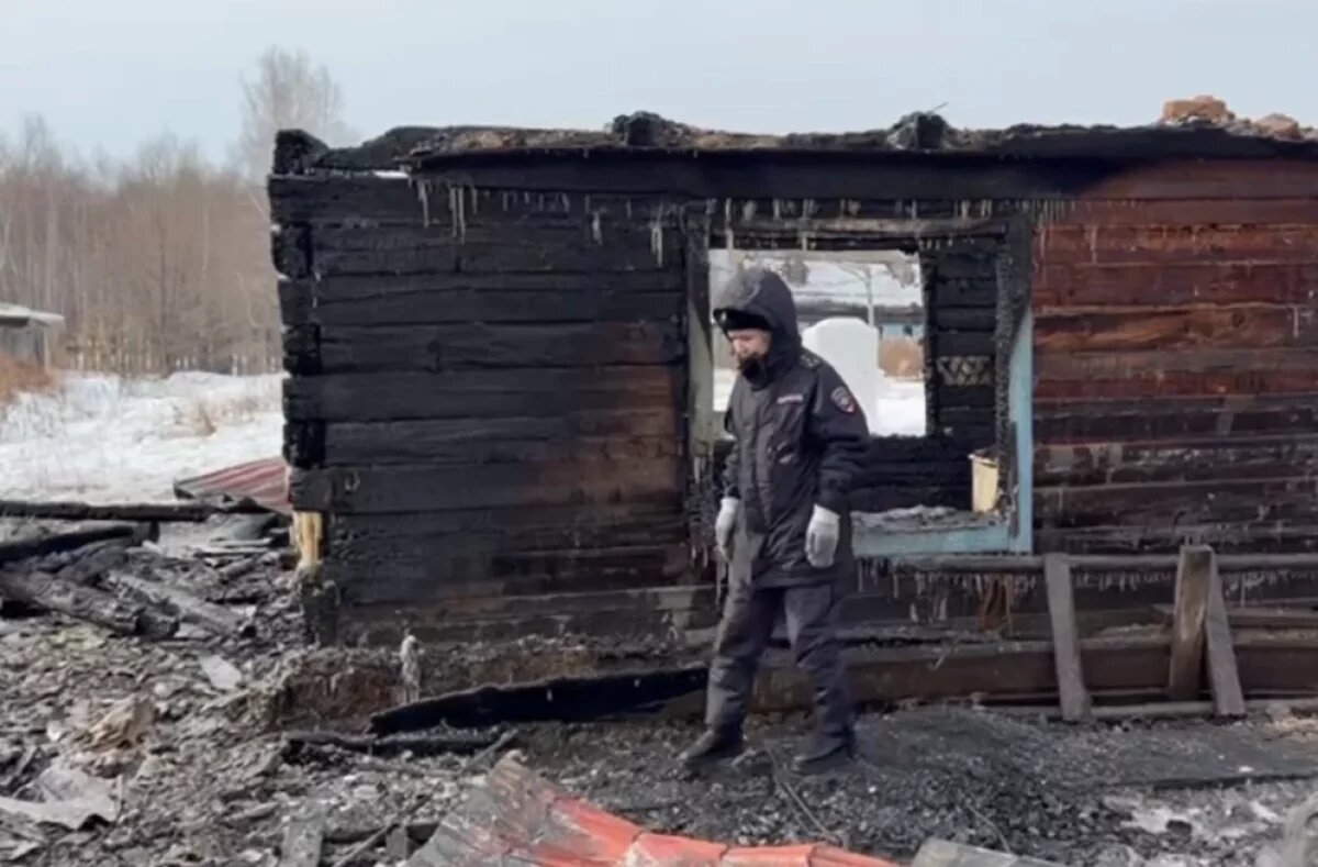    Раскрыты подробности гибели матери и детей на пожаре в Хабаровском крае