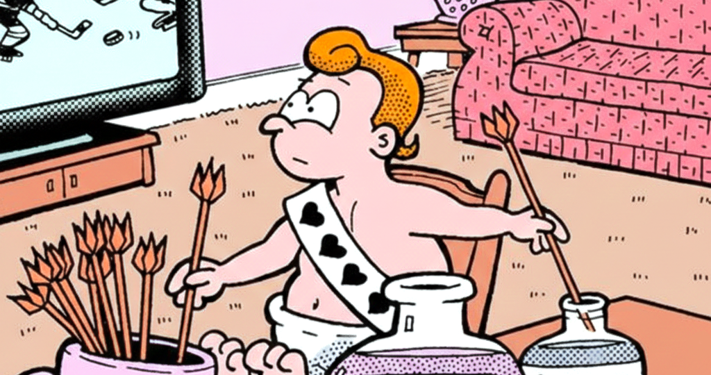 Любовная лихорадка. Карикатуры ко Дню святого Валентина