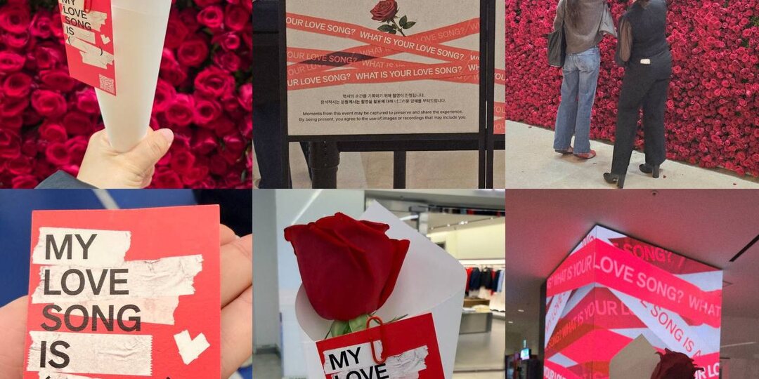 🔮 В торговом центре COEX в Сеуле также заметили фреску "Roses From BTS" (Розы от BTS), созданный специально для Арми в честь Дня святого
