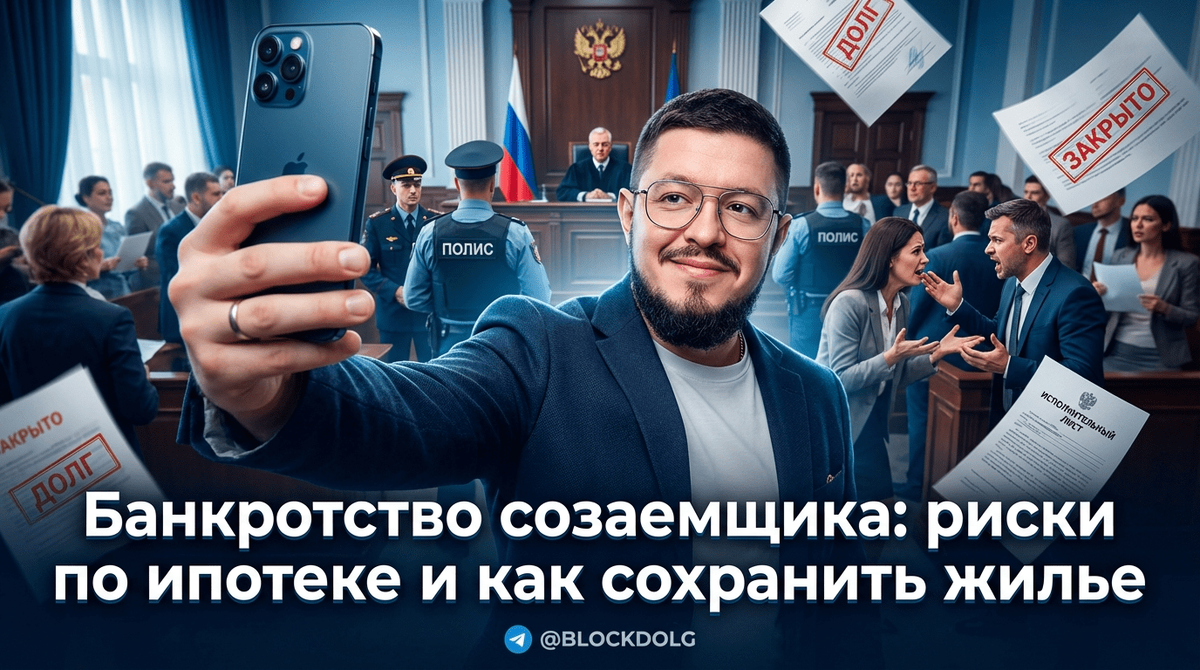    Риски потери квартиры при банкротстве созаемщика и способы защиты Максим