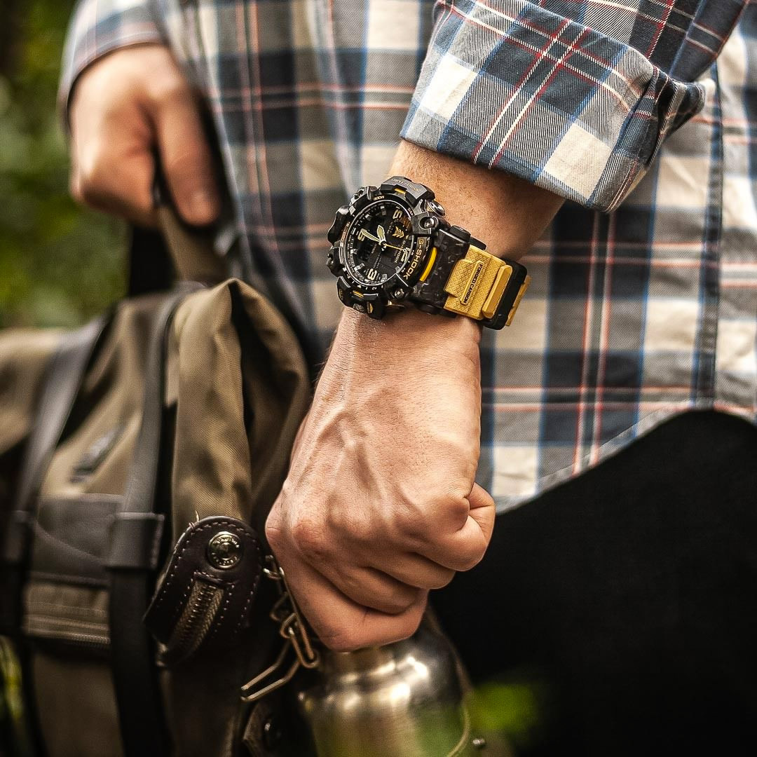 Тройной датчик в часах G-Shock GWG-2000-1A5 помогает в походе или путешествии