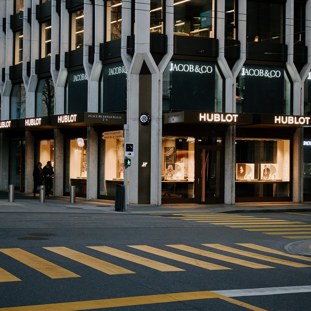 Флагман Hublot в Женеве