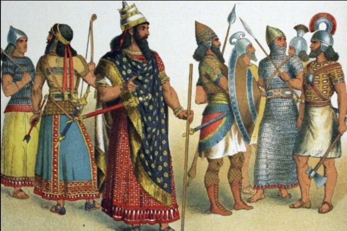 Ассирийские воины, из Интернета. 