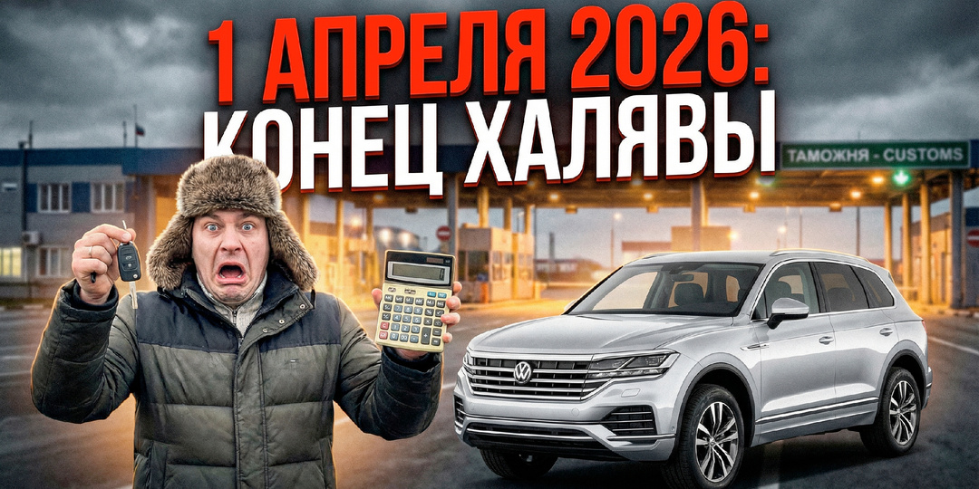 🚙 1 апреля 2026 года: День, когда «халява» закончится. Считаем, сколько теперь стоит пригнать иномарку.
