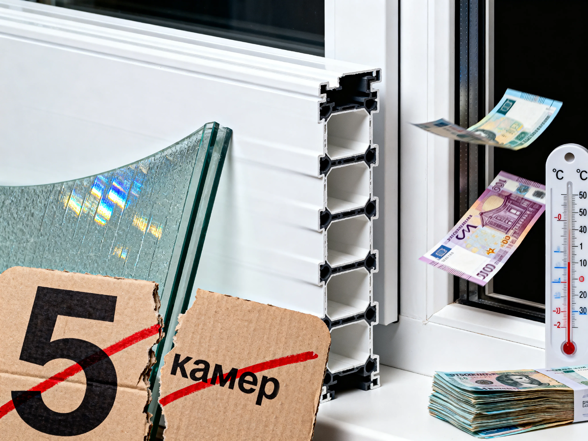 Пять камер в профиле и ни одной лишней мысли у продавца, который впарил вам однокамерный стеклопакет. Цифра на раме греет только самолюбие, а тепло улетает в форточку вместе с деньгами.