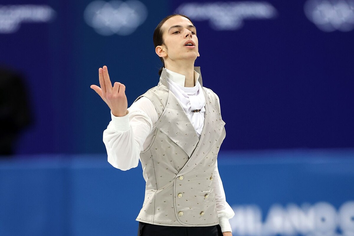 Действующий чемпион России в одиночном катании Пётр Гуменник