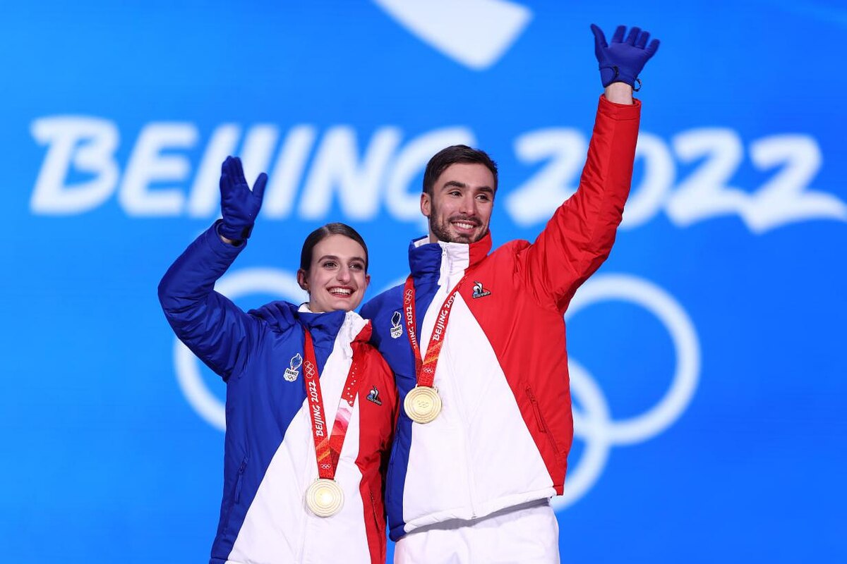 Dean Mouhtaropoulos / Getty Images📷Габриэла Пападакис и Гийом Сизерон