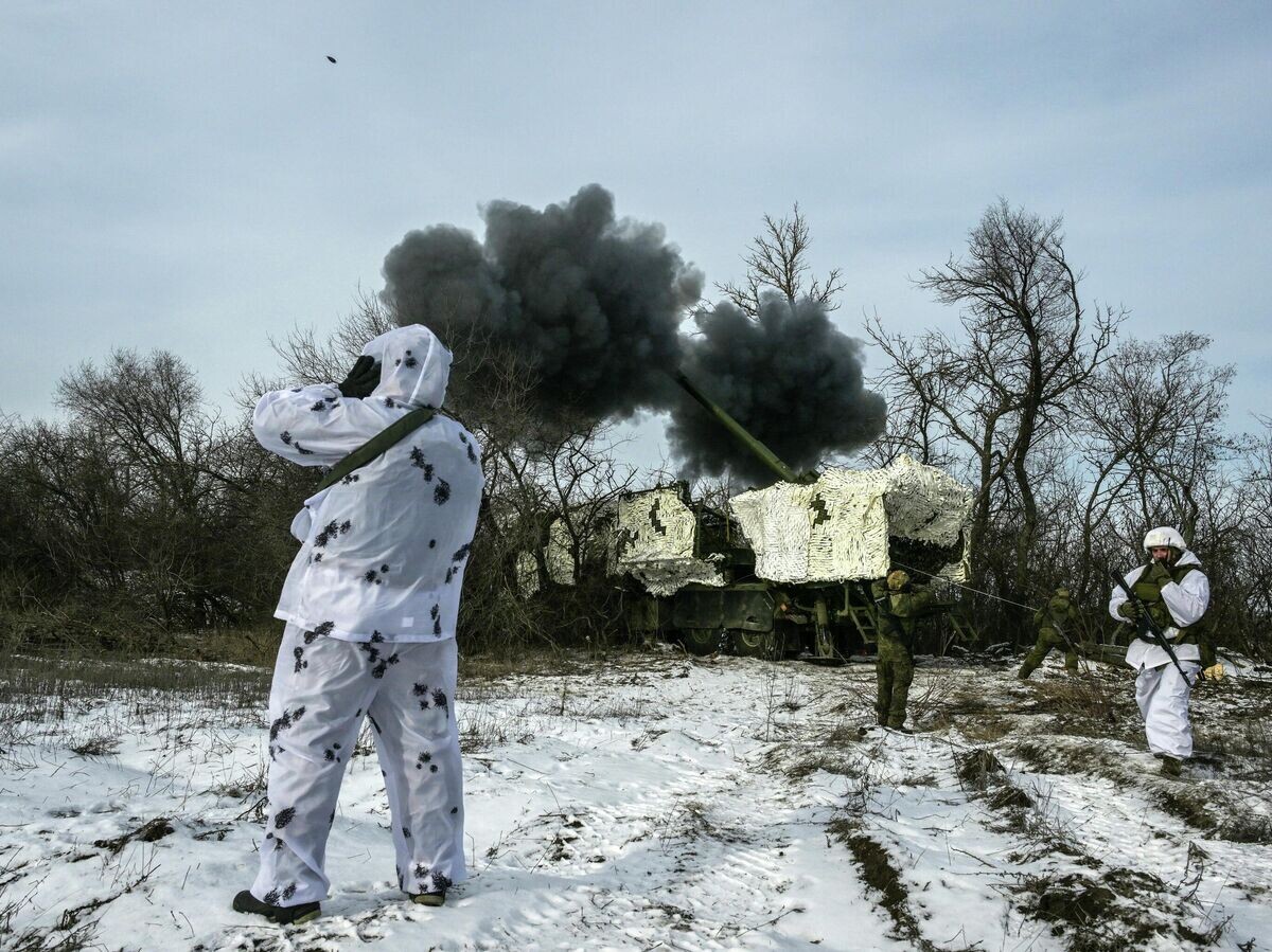    Боевая работа расчета САУ 2С44 "Гиацинт-К" в зоне проведения СВО | © РИА Новости / Евгений Биятов