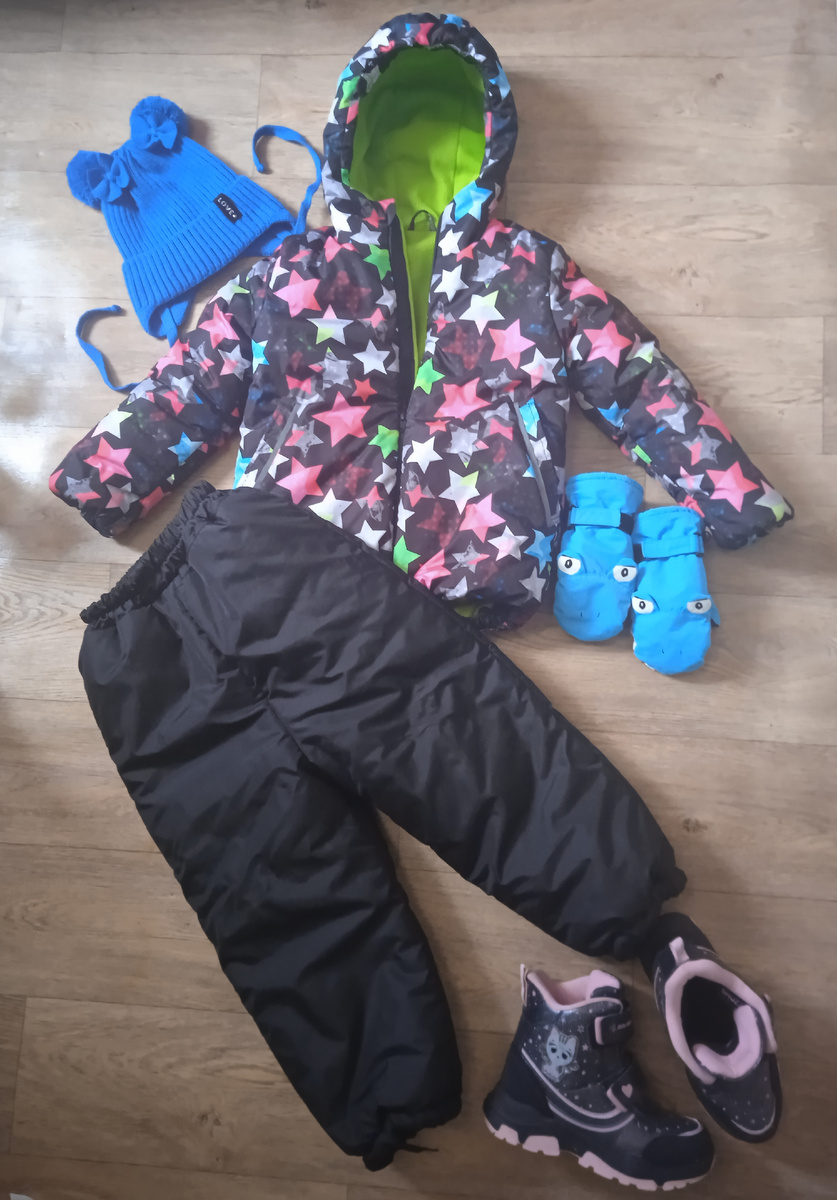 Зимний наряд для дочери)