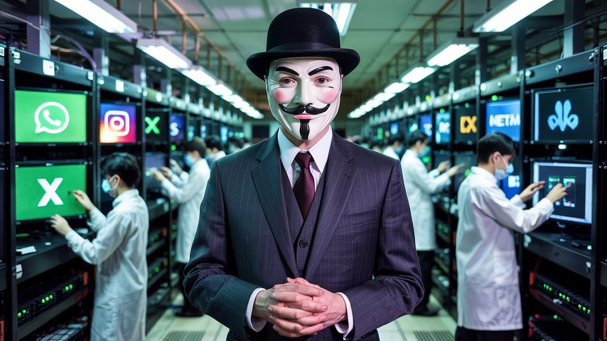 Мистер Никто на экскурсии в дата-центре, где занимаются "оптимизацией интренета"