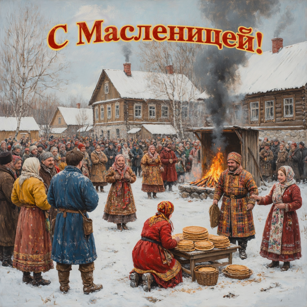 Фото: «Известия»
Смешная открытка: блинов много не бывает, бывает мало тарелок