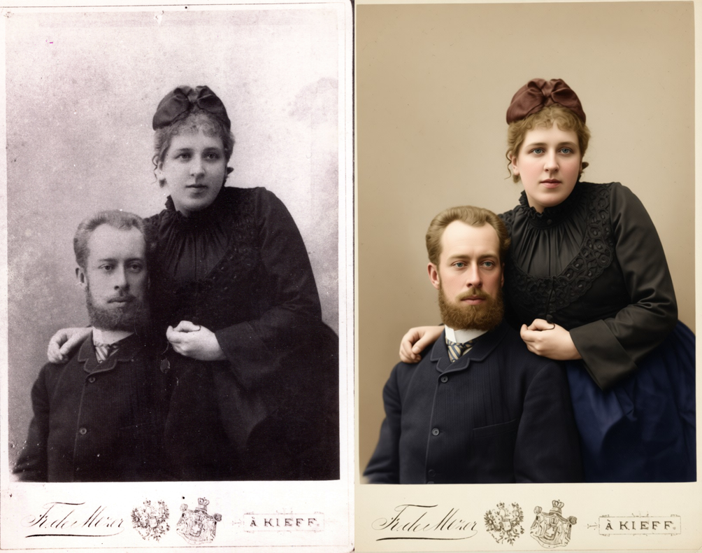 Николай Карлович и Анна Львовна фон Мекк