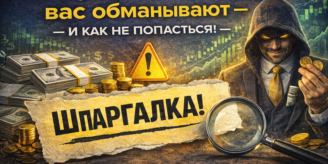 Почему финансовые «гуру» вас обманывают — и как не попасться. Простая шпаргалка на будущее!