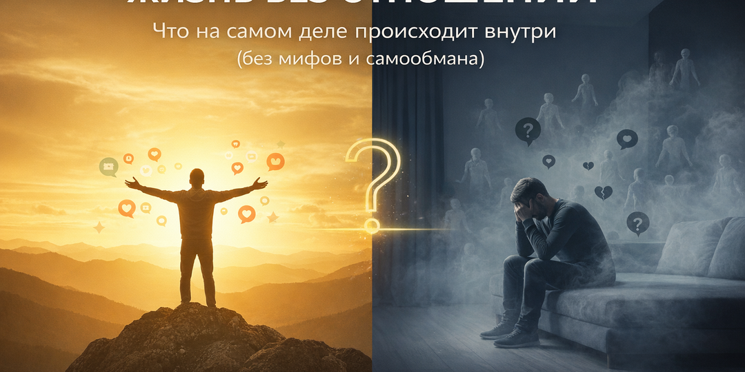 🌿 Что происходит с человеком без отношений