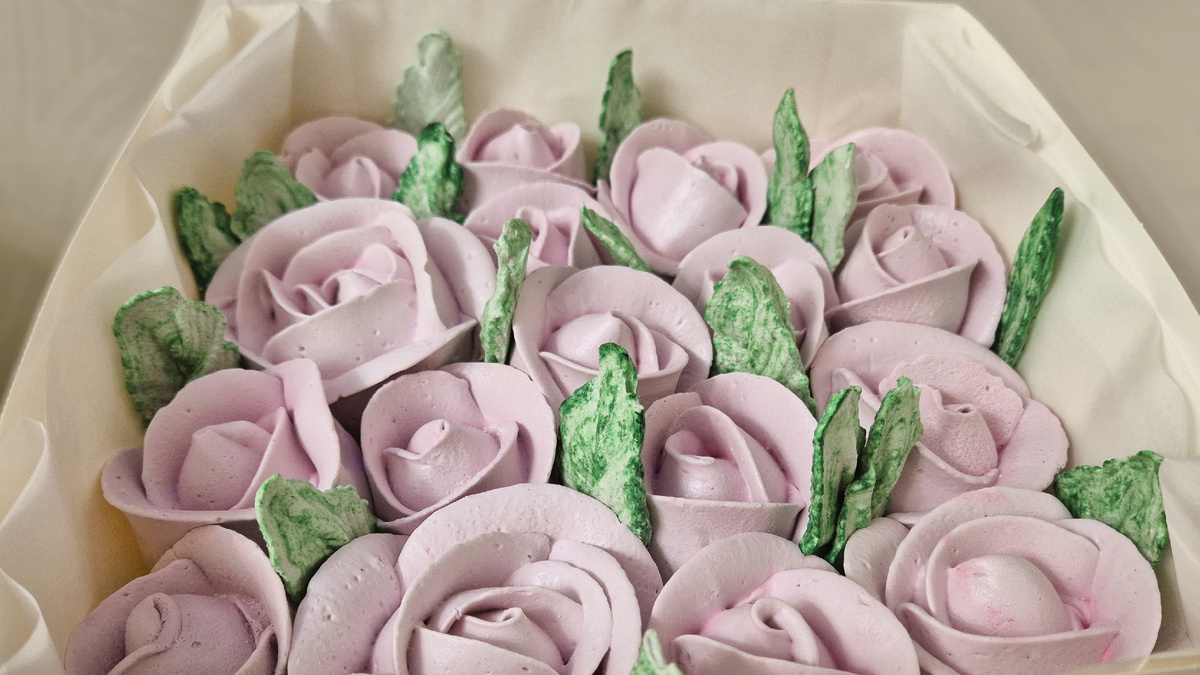 Мои зефирные розы