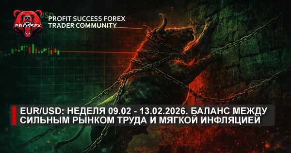 EUR/USD: неделя 9.02 - 13.02.2026 - баланс между сильным рынком труда и мягкой инфляцией