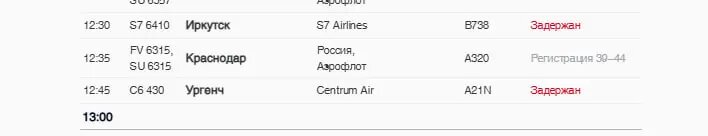   Фото: скриншот с сайта Пулково.