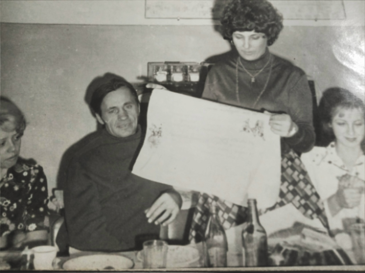 День рождения коллеги. Личное фото.