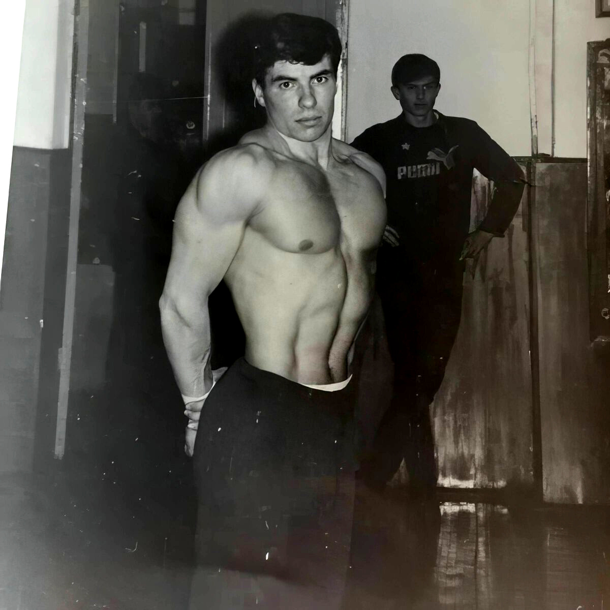 Алексей Шерстобитов в "качалке"