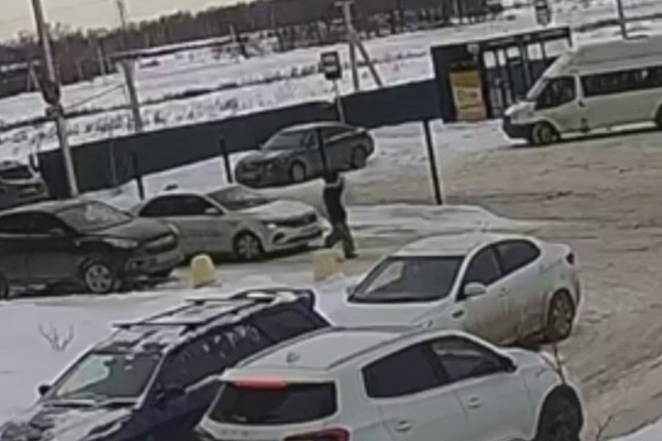    Кадр видео: ГАИ Уфы