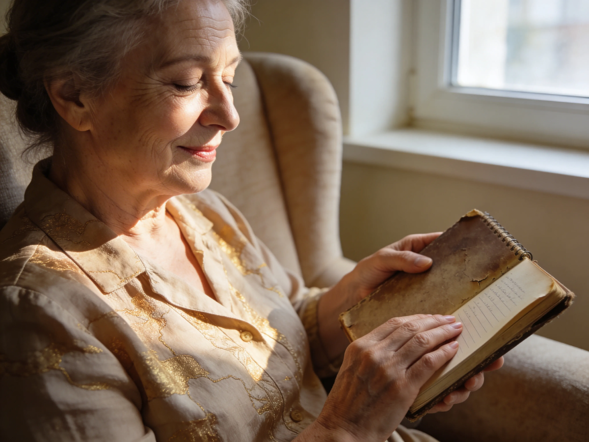 В этой тетради — не просто строчки, а целая жизнь. И только сейчас, на покое, у неё появился читатель, который не торопится перелистнуть страницу. Потому что главное свидание в жизни — это встреча с собой настоящим.