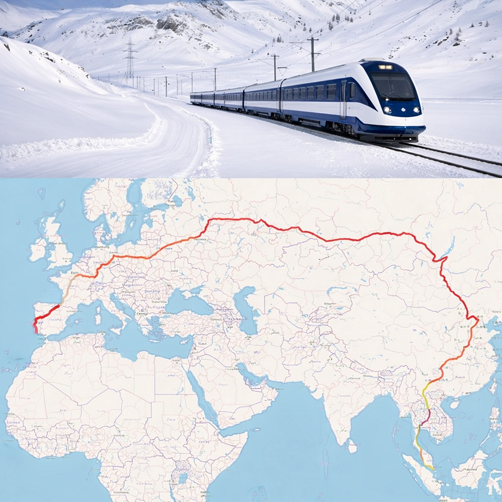 Самый длинный железнодорожный маршрут в мире