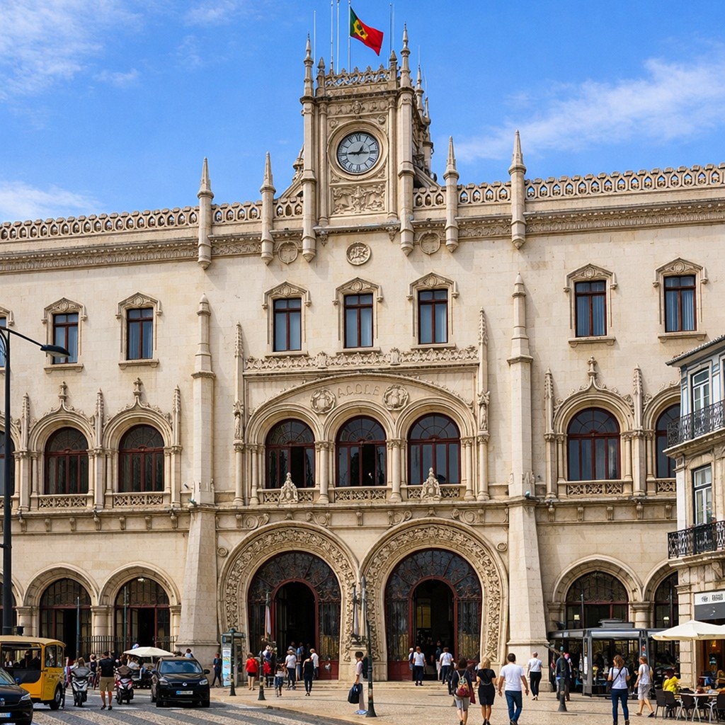 ЖД вокзал в Лиссабоне