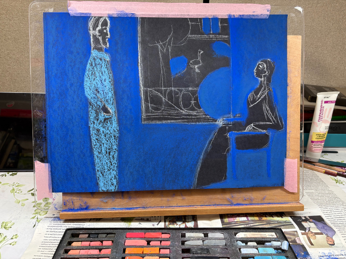 Закладываю основные пятна