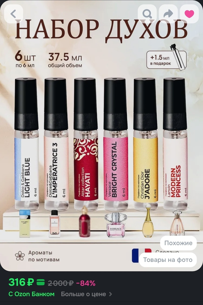 Набор ароматов