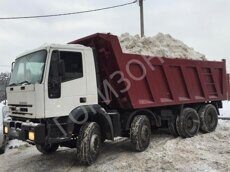 Организован вывоз снега самосвалами от 20 кубов с погрузкой и утилизацией на снего-плавильных пунктах с предоставлением талонов и документов.